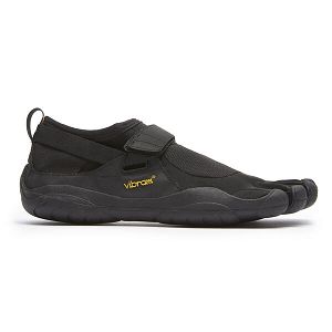 Vibram KSO Black Mens Casual Shoes | India-265471
